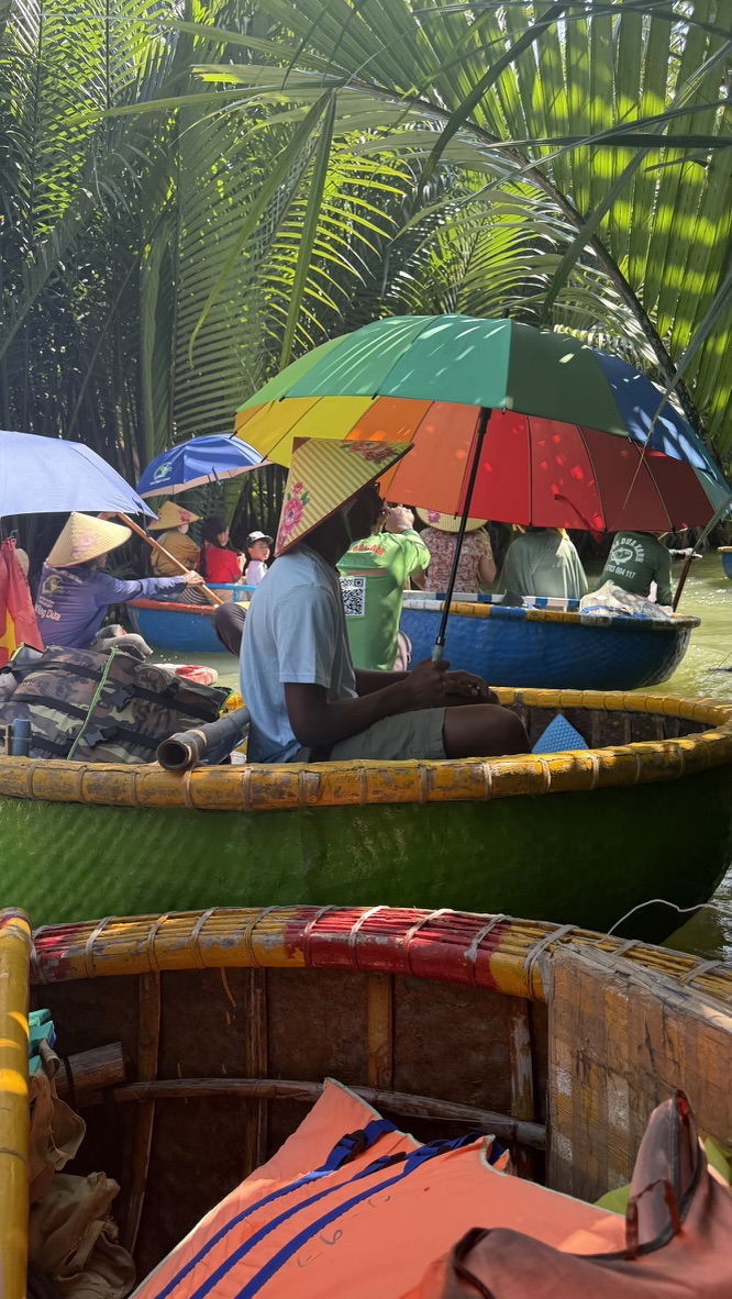 Basket boat rides in Hoi An coconut village