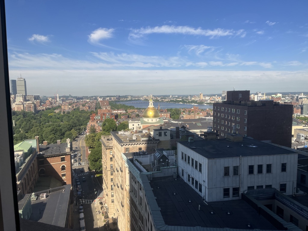 Boston city streets and architecture