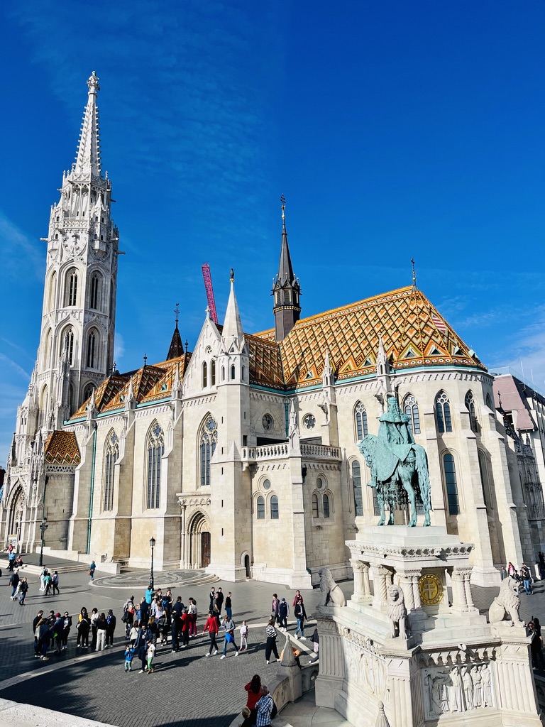 Panoramic view of Budapest cityscape