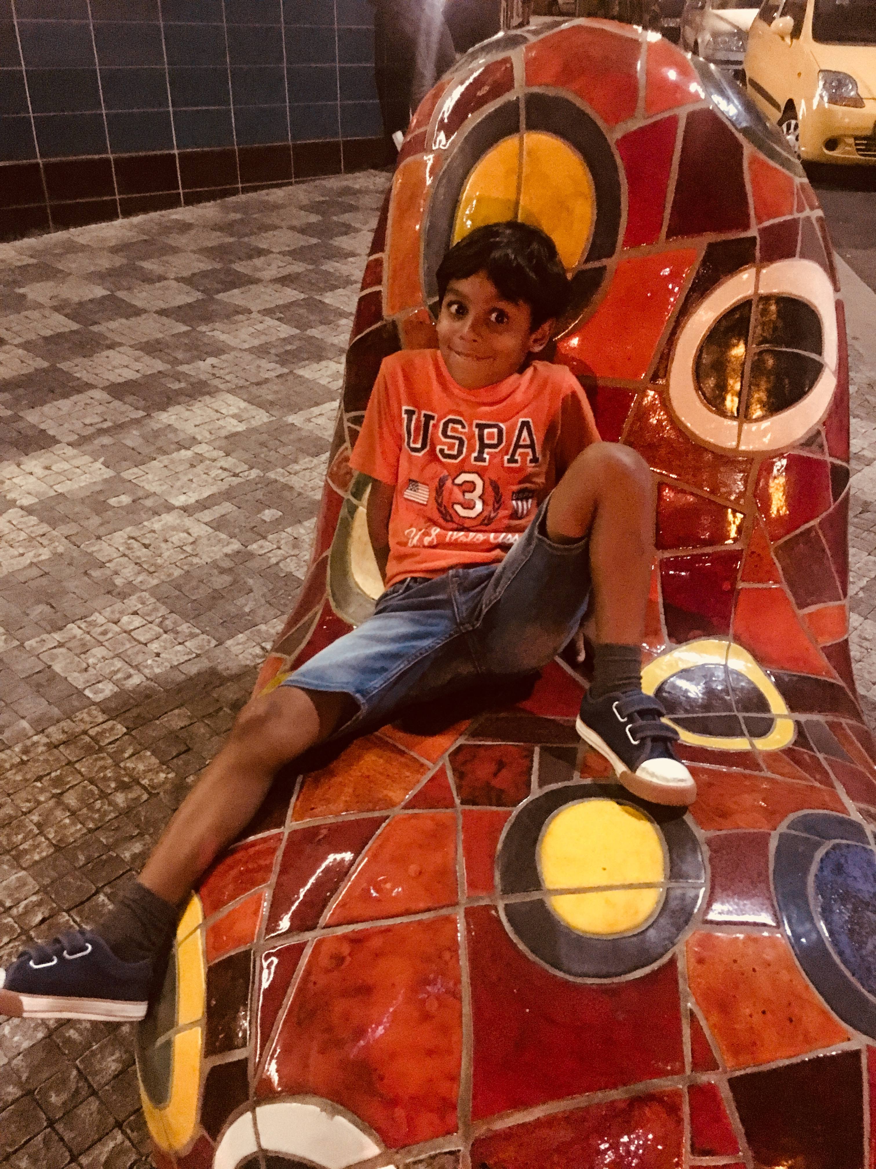 Three generations exploring Prague together