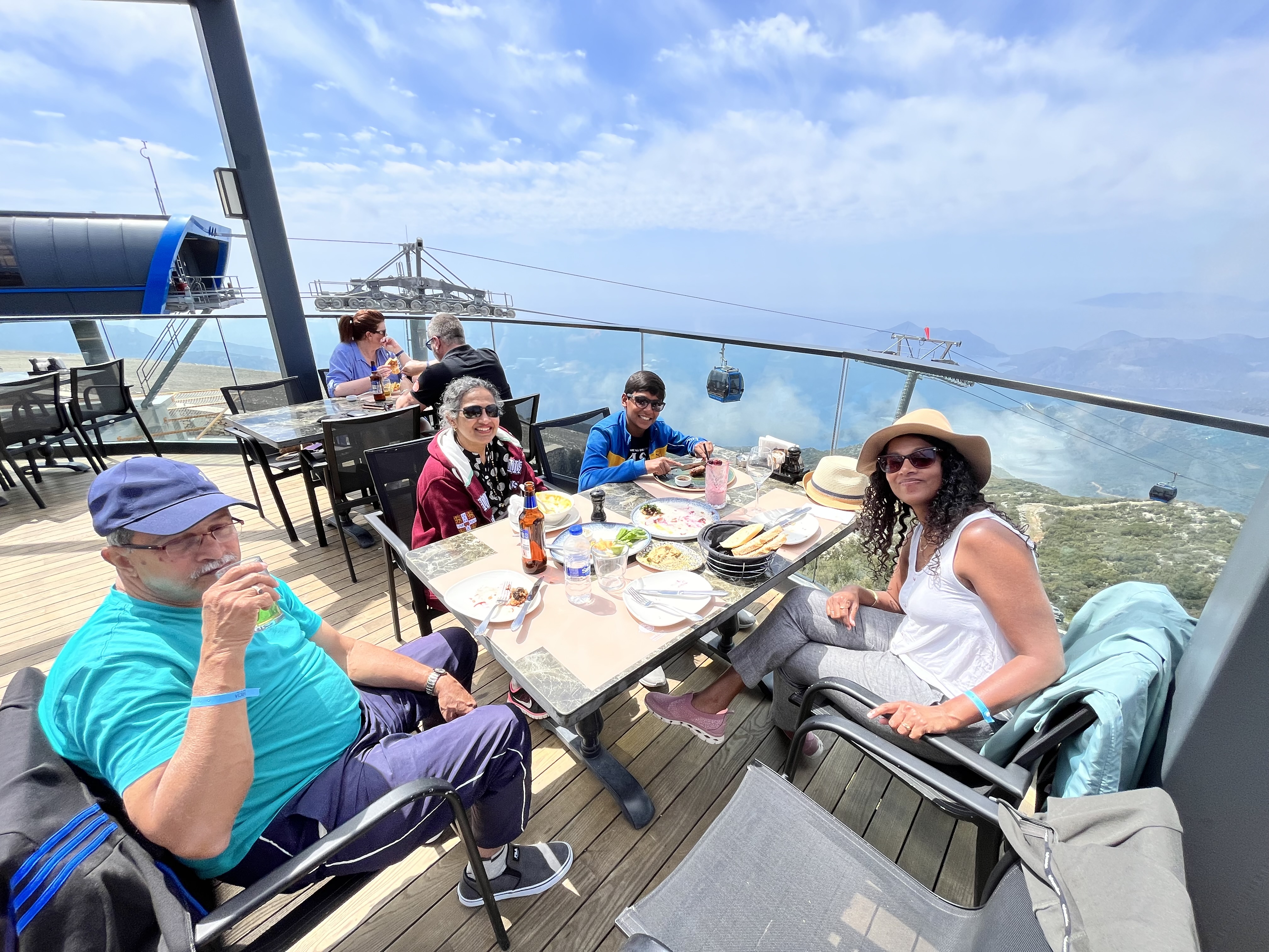 Turkey — Cable car dining